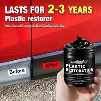 Pâte de polissage pour restauration du plastique de voiture, 150g, brillance et Protection des pneus, intérieur et des pare-chocs, brillant longue durée, soin du plastique automobile