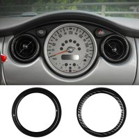 2pcs Car Air Condition Center Console Air Outlet Trim Ring Cover For Mini Cooper R50 R52 R53 Interior Accessories Car Styling
