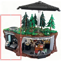 523 Teile MOC Ideas Xfiles Lab Erweiterungsmodell Bausteine Spielzeug Bastelidee Bildungssammlung 3D Kunst Kreatives Zusammenbauen