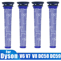Pre-Hepa Filter For Dyson V6 V7 V8 DC58 DC59 DC61 DC62 DC74 Replaces Washable HEPA Filter Cordless Vacuum Cleaner Parts