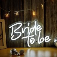 Chi-buy LED Neon Bride To Be USB Powered Neon Signs Night Light 3D Wall Art & Game Room Bedroom Party Decor Lamp Signs