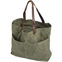 Retro Canvas Leather Men's Shoulder Bag Large Capacity Tote Bag Laptop Bag Artistic Style Casual Single Shoulder Handbag