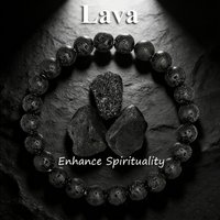 Bracelet Natural Lava Stone Beaded Bracelet 6 8 10mm Reiki Healing Charm Vitality & Inner Peace for Women Men Daily Wear Jewelry