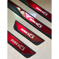 Fit MG 5 MG5 EV 2025-2023 2022 2021 Door Sill Scuff Plate Welcome Pedal Protector Guard Doorsill Stainless Steel Car Accessory