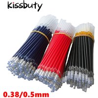 0.38/0.5mm Gel Pen Refill Blue/Black Ink Office School Stationery Writing Ballpoint refill 10/20/50/100pcs/set Handles Rods