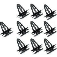 10Pcs Cord Clips Plastic Black 10116060 For MG ZS MG3 Rear Boot Load Cover Parcel Shelf String Cord Clips Retainer Car Accessory