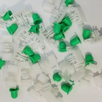 20pcs Door Fender Moulding Clip Nylon Retainer With Rubber Boot For BMW E36 M3 Body Side High Quality Exterior Car Accessories
