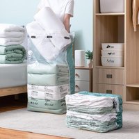 No-Pump Vacuum Storage Bags – Extra-Large Compression Bags for Clothes Blankets & Bedding Home Accessories