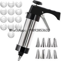 PYJ cookie gun extrusion cookie machine cream piping gun piping mouth molten bean baking tool