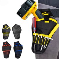 1PC Tragbare Werkzeug Tasche Heavy Duty Bohrer Holster Elektriker Werkzeug Tasche Bohrfutter Gürtel Lagerung Tasche für Akku-bohrschrauber Werkzeuge tasche