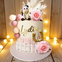Horse Cake Decoration Cowgirl Cake Topper Girls Horse Party Decorations Horse Racing for Western Cowgirl Birthday Baby Shower