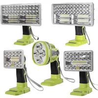3/5/8/9 inch Cordless LED Tool Light For RYOBI 18V Lithium Nickel One+ Battery Outdoor Flashlight Spotlight Lamp Emergency Light