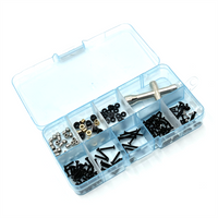 Remote Control Car Parts Metal Upgrade Replacement Screw Tool Box Fit For FMS 1/24 XQ FCX24 Remote Control Car Accessories