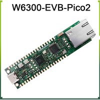 W6300-EVB-Pico2 Ethernet-Entwicklungsboard-Kit Basierend auf Raspberry Pi RP2350 W6300 Ethernet-Steuerung Dual-Core RP2350 Evaluierung