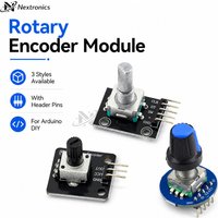 1/3/5PCS 360 Degrees Rotary Encoder Module KY-040 EC11 RV09 Analog Knob Potentiometer Sensor Switch Board with Pins for Arduino