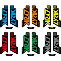 1SET Mountain Bike Fork Decal Waterproof Vinyl Stickers For Bicycle MTB Helmet Laptop Decor