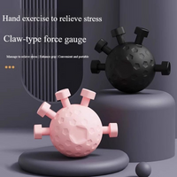 1pcs Five Finger Grip Strength Ball Finger Press Hand Exercise Decompression Finger Strength Grip Strength Ball Exercise