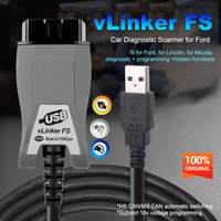 Vgate VLinker FS ELM327 For Ford/Mazda FTDI Driver Perfectly FORScan Original OBDII HS/MS-CAN Automotive PK ELM327 OBDLink EX
