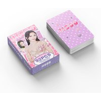 92 Small Cards K-Pop Girl Group Merchandise 3-Inch Commemorative Cards Individual HD Photo Cards Mini Stickers LOMO Cards