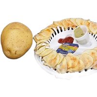 Chips Rack DIY Microwave Low Calories Oven Fat Free Potato Chips Maker Baking Dishes Pans Snacks Maker Kitchen Bakeware Tools