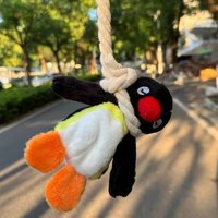 Cute Pingu Plush Keychain, Soft Penguin Toy Pendant for Bags, Backpacks & Keys, Ideal Gift for Fans & Kids