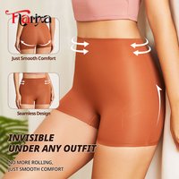 Flarixa Anti Chafing Slip Shorts Women High Waist Safety Panties Ice Silk Boyshorts Under Dress Seamless Sports Boxers Underwear