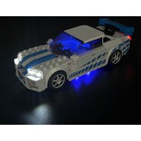 LYBMTWF Led Lighting Kit for 76917, Compatible with Speed Champions Fast & Furio Model, Only Light kit Not Include The Model Set