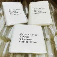 100pcs/set Various Sizes Transparent Card Sleeves Magic Card Game Tarot Poker Cards Protector Card Sleeves