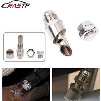RASTP-Universal E-VAC Scavenger Kit Stainless Steel Exhaust Vacuum Kit Catch Can Vent With T304 SS E-VAC Fitting M18x1.5 CR1019