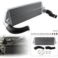 Zestaw intercoolera z dużymi silikonowymi wężykami 63 mm do Toyota GR Corolla 2023+ GR Yaris 2020+ 1.6L G16E Turbo, czarno-srebrny, ulepszenie