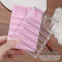 1Pcs Nail Brush Rack Shelf Painting Pen Rest Holder UV Gel Brush Holder Color Palette Display Multifunctional Manicure Tool