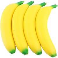 1/8PCS Banana Squishy Toys Stress Relief Slow Rebound Fidget Toys Banana Stress Ball Squeeze Toy Party Favors Classroom Prizes