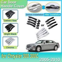 Car Outer Door Handle Cover For Chrysler 300 300C MK1 2005 2006 2007 2008 2009 2010 Front Rear Right Left Replacement Accessorie