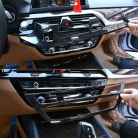 Für BMW 5er G30 2018-2022 ABS Auto Mittelkonsole Klimaanlage Steckdose CD Panel Abdeckung Dekoration Aufkleber Trim zubehör