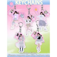 Ill-It Keychain, Wonhee, Iroha, Yunah, Moka, Minju Keychain, Human-Shaped Keychain, Name Tag, Acrylic Keychain, Fans Merch Goods, Desktop Decoration, Collectible Items, Living Room Decoration, Desk