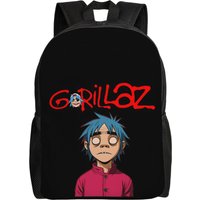 Gorillazs Anime Rock Band Backpack College Backpacks Teen Funny School Bags Custom Breathable Rucksack