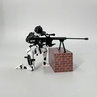 Lucky13 3D Printable Toy Model Action Figure Dummy T13 Toy Doll Robot Assembly Model Decoration Desktop Decoration War Sandbox