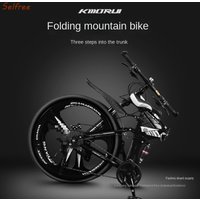 Folding Mountain Bike Men's Variable Speed Off-road Double Shock Absorber Bike 24 Inch 26 Adolescent High School Student Adult