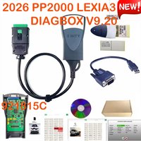 2026 Newest Hotsale PP2000 V9.200 LEXIA3 DIAGBOX For Citroen For Peugeot No Need VM Car Diagnostic Tool Support until 2025 Year