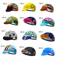 AliExpress NONE Cool Style Cycling Caps Summer Breathable Sports Bicycle Hats Quick Dry Polyester Black Blue Bike Hats Classical Retro Running