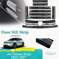 Car Door Sill Strip For Nissan Ariya FE0 2023-2027 Floor Threshold Decoration Anti-Stampede Modification Paste Tailgate Trim Pad
