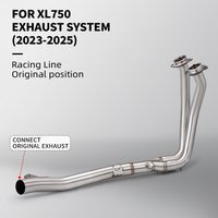 For Transalp 750 CB750 Hornet XL750 Transalp Escape Motorcycle Exhaust Muffler Connecting Pipe 51MM 2023 2024