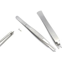 Stainless Steel Glasses Nose Pad Install Tool Eyeglasses Screw Tweezer Clips Repair Accessory