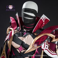 Rerir Rächer of Solnari Game Genshin Impact Cosplay Costume New High-Quality Men Uniform Jacket Shoes Props Halloween Party Sui