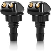 Windshield Wiper Nozzle 2 Pack Windshield Spray Jet Kit Windshield Washer Squirter Check Valve Automotive Replacement For Most
