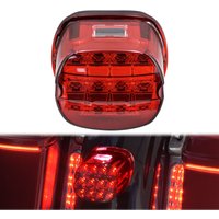 Motorcycle Red LED Brake Tail Light Rear Lamp For Harley Dyna Fat Boy Sportster XL Touring Road King Street Glide FLHR FLHX