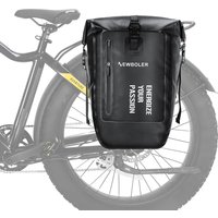 AliExpress NEWBOLER Bike Pannier Bag 27L Big Capacity Waterproof Travel Cycling Bag Bicycle Rear Seat Trunk Bag Electric Bike Accessories