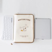 Cute Snoopy Storage Bag 11 Inch Fits Keyboard A4 Paper Notebook Stationery Portable 10.2 Inch Tablet Bag Ideal for School Work