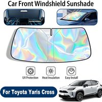 Car Windshield Sun Shade UV Reflective Sun Visor Protection Cover For Toyota Yaris Cross XP210 2020-2026