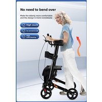 Walking Aid For The Elderly Rehabilitation Walker Anti-Fall Adjustable Folding Walking Rollator Carts With Arm Support Walker